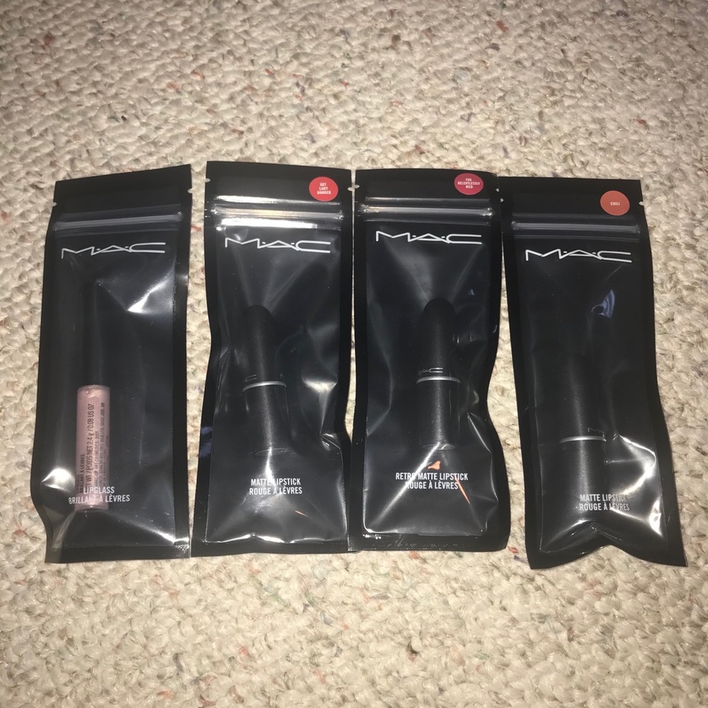 BRAND NEW Mini MAC Lipglass and Lipsticks